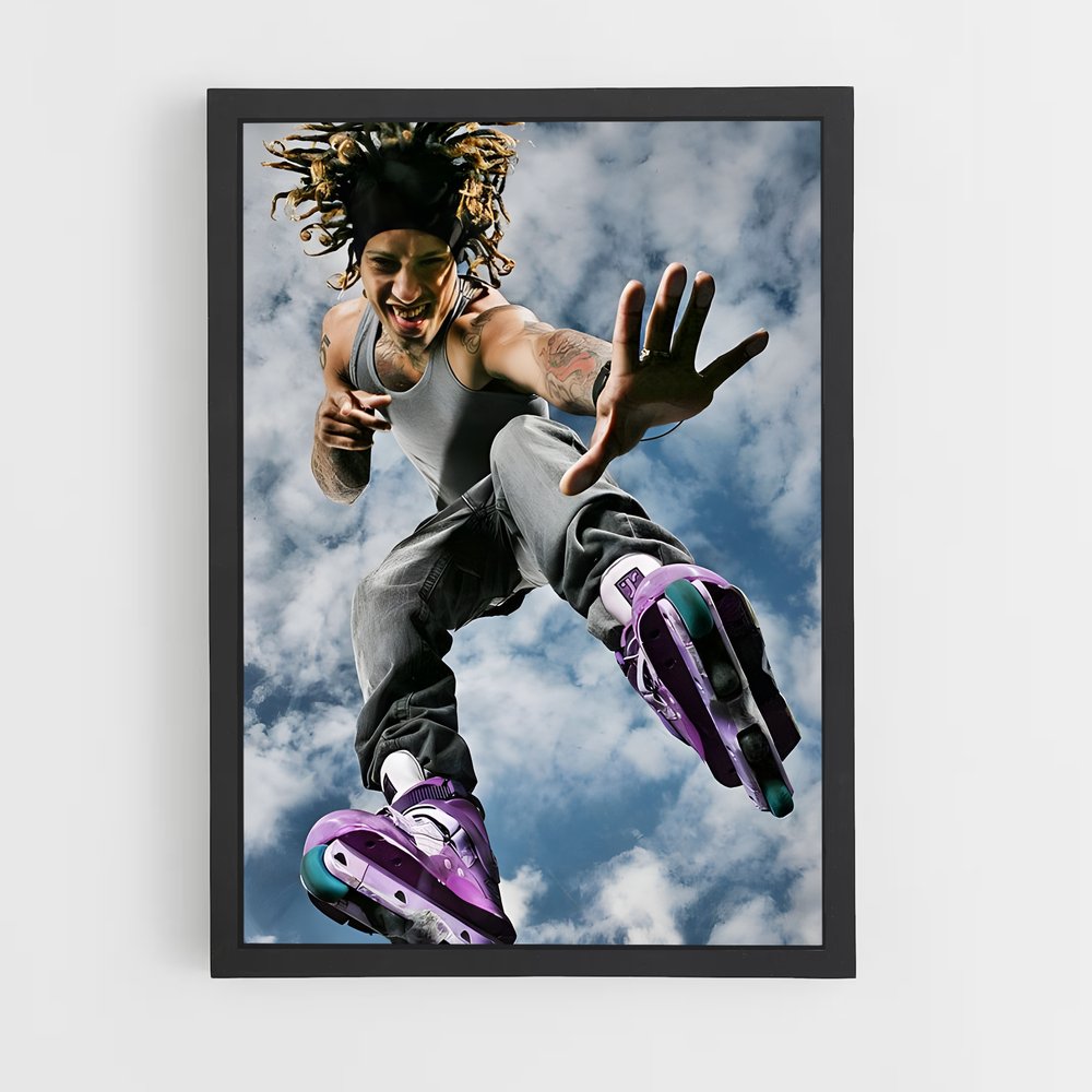 Poster Franky morales – affiche Rollerblade (vue 2)